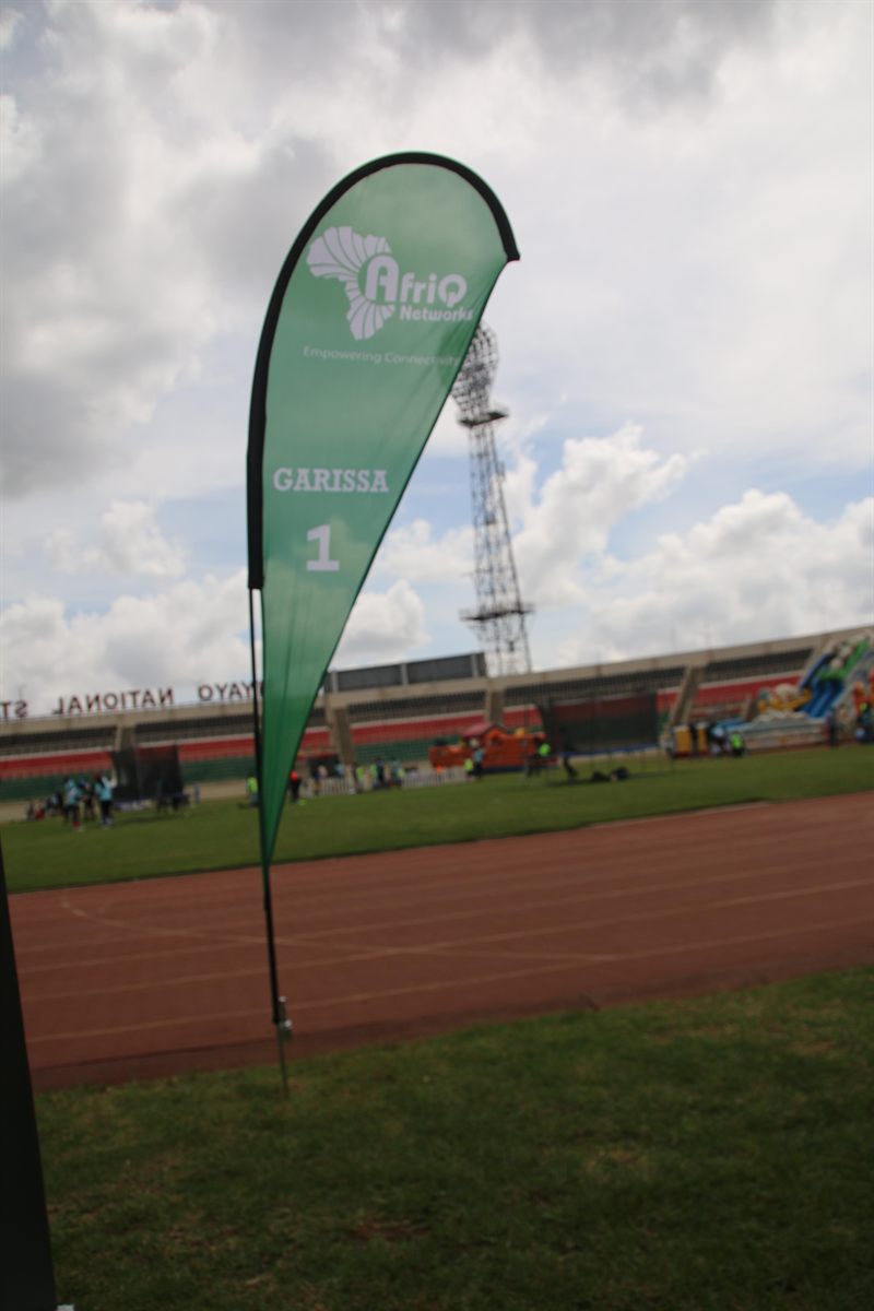 AfriQ Networks event banner in Garissa